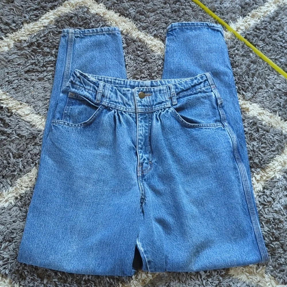 Unionbay Retro 80s 90s Paper Bag Jean High Rise Vintage Denim Size 9 - Picture 2 of 8